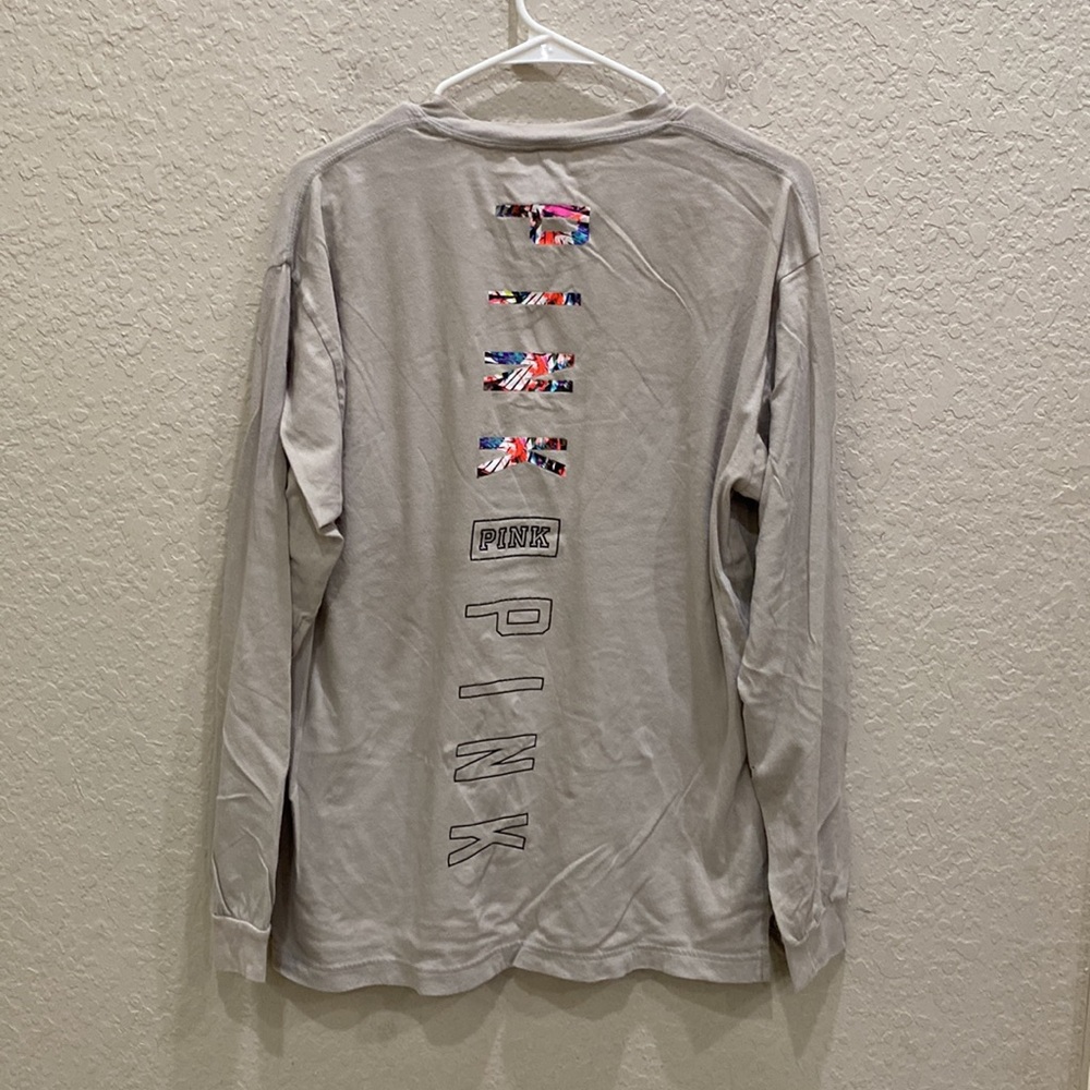 Pink Womens Long Sleeve Shirt - Picture 2 of 5